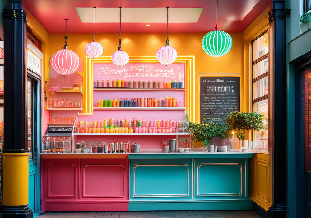 カフェ店内画像